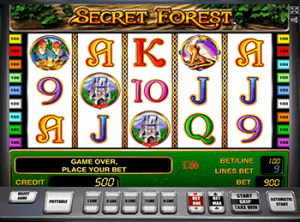 Мобильная версия автомата Secret Forest